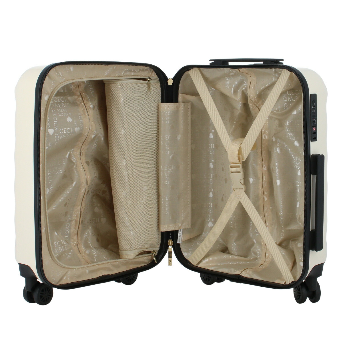 人気ショップが最安値挑戦 セシルマクビー スーツケース 機内持ち込み レディース 35l 45cm 2 6kg Cm12 4 Cecil Mcbee Quilt Carry Case ハード ファスナー キャリーバッグ キャリーケース Tsaロック搭載 人気が高い Www Papermoney World Com