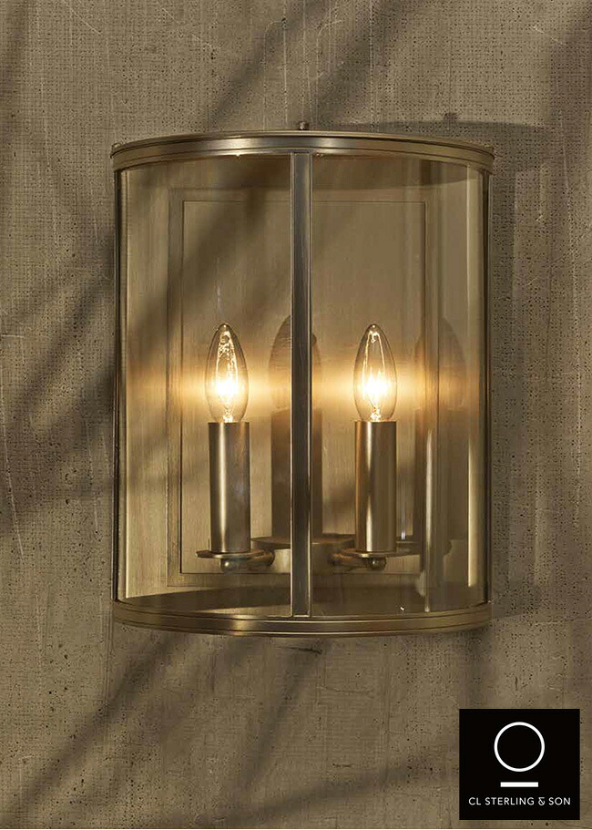 【格好のいいな御膳上等露天ともし火】GC E66L LB ROUND EXTERIOR SCONCE（GILETTE COLLECTION）【亜米利加のともし火ブランド名 CL STERLING \u0026 SON JAPAN（シーエルスターリングアンドサン）定まり売りわたす代わりになる店】