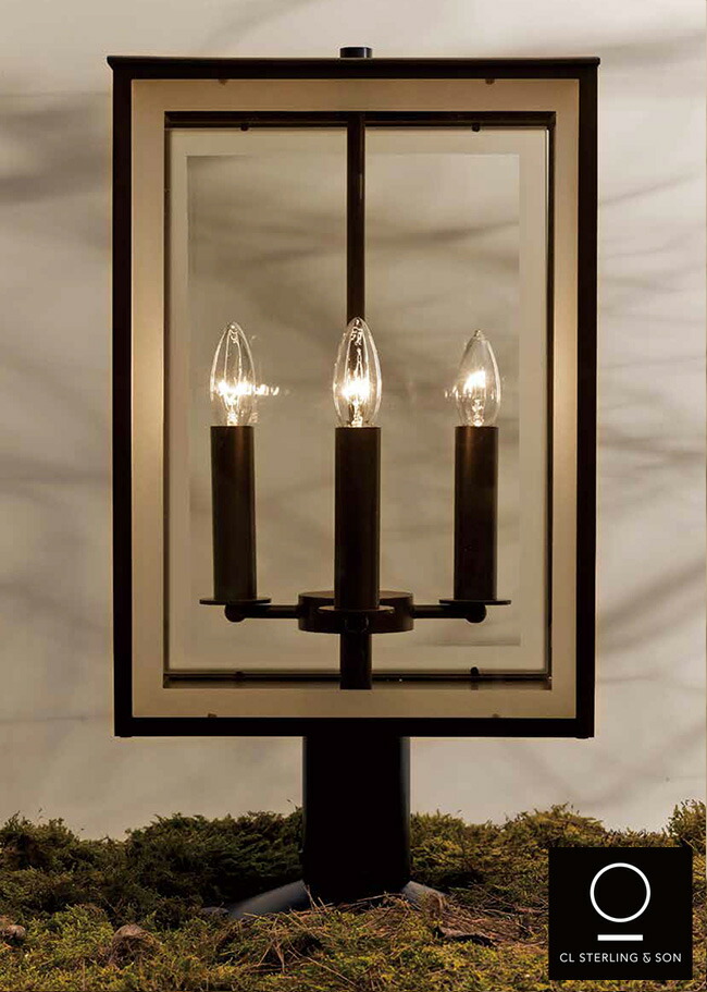 【格好のいいな御膳上等露天ともし火】TC E61S RECTANGULAR EXTERIOR LANTERN（TIVERTON COLLECTION）【亜米利加のともし火ブランド名 CL STERLING \u0026 SON JAPAN（シーエルスターリングアンドサン）定まり売りわたす代わりになる店】