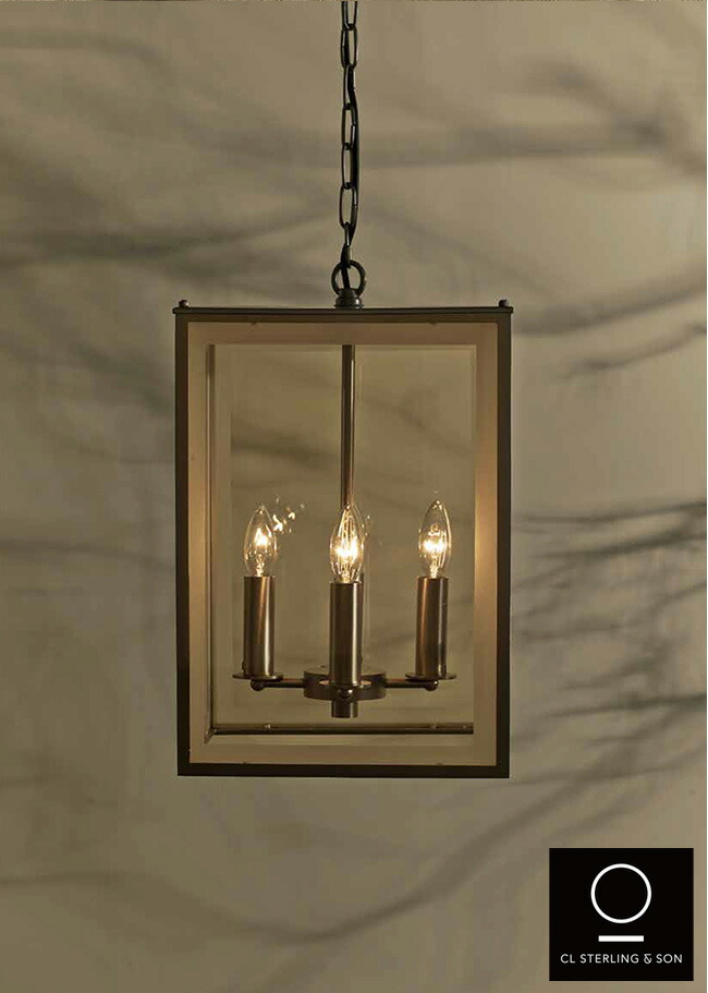 【格好のいいな御膳上等露天ともし火】TC E62S RECTANGULAR INTERIOR PENDANT（TIVERTON COLLECTION）【亜米利加のともし火ブランド名 CL STERLING \u0026 SON JAPAN（シーエルスターリングアンドサン）定まり売りわたす代わりになる店】