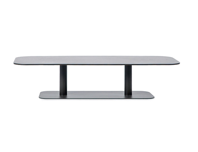 VINCENT SHEPPARD（ヴィンセント 牧羊犬）続きもの/KODO COFFEE TABLE -ALUMINIUM TOP（コド 珈琲速見表-軽銀とっ始め）※室外当て嵌める可｜庭園調度品 ベルギー製 ASPLUND社日本総代わりになる店 アスプルンド