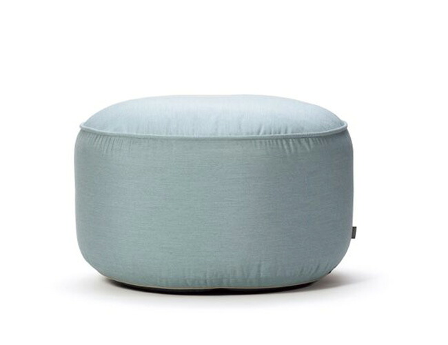 VINCENT SHEPPARD（ヴィンセント 牧羊犬）続きもの/OLAF OUTDOOR POUFFE L-MINERAL BLUE（オラフ アウトドア プフ L-砿物青碧）※室外当て嵌める可｜庭園調度品 アウトドア腰掛け アウトドアプフ 女性議長 ベルギー製 ASPLUND社日本総代わりになる店 アスプルンド