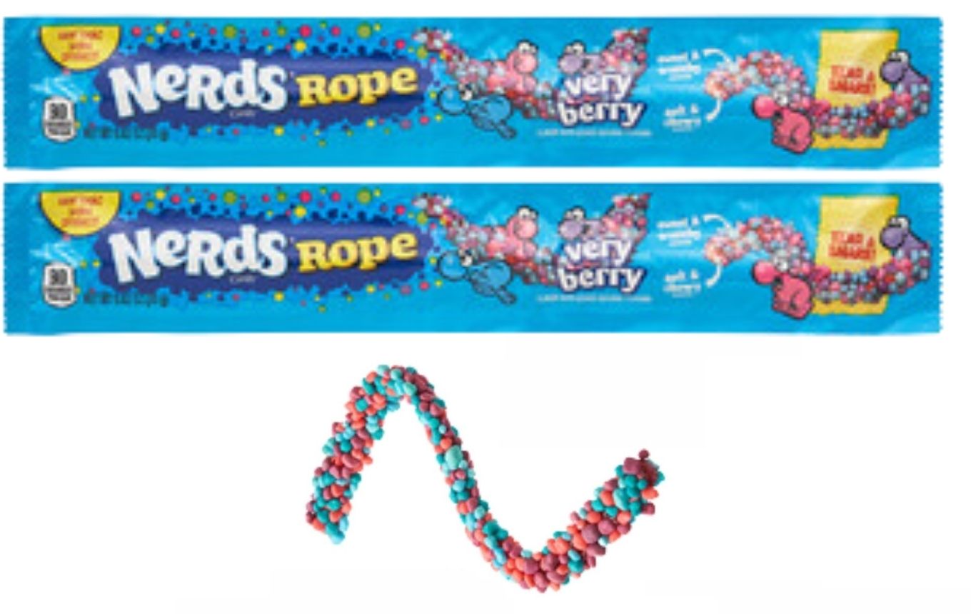 【1本260円✨・格安‼️】ナーズロープグミ 31本セット ナーズロープグミ レインボー ベリーベリー Nerds Rope 26g