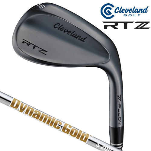 Cleveland クリーブランドゴルフ 日本正規品 RTZ ウェッジ ブラックサテン仕上げ ダイナミックゴールドシャフト S200 2025新製品 「 RTZ BS DG WG 」