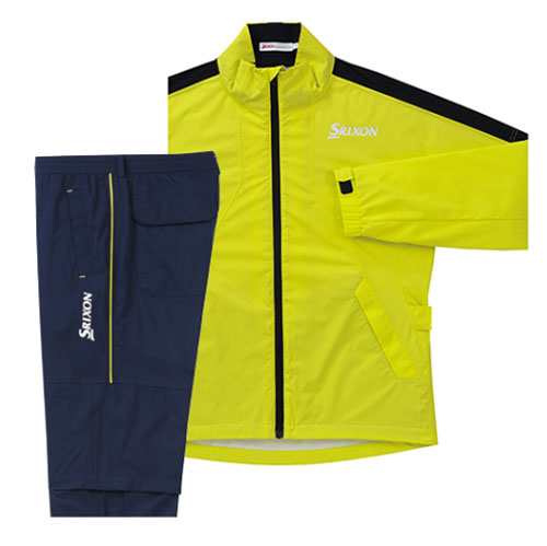 [DUNLOP] ダンロップ SRIXON スリクソン レインウェア イエロネイビー MOVE MASTER3 SMR5001 2025秋モデル｜東京ゴルフ