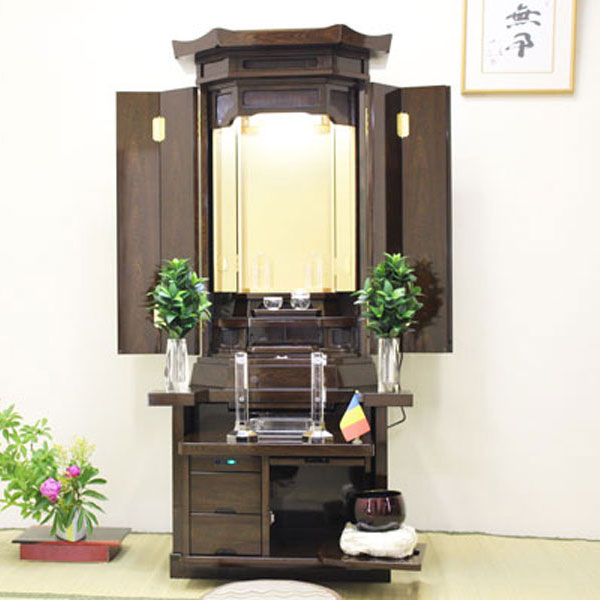 【7/20まで40%OFF・一台限定】光明・鉄刀木調 伝統仏壇 創価学会 仏壇 【送料&設置無料】|東京平和堂 店