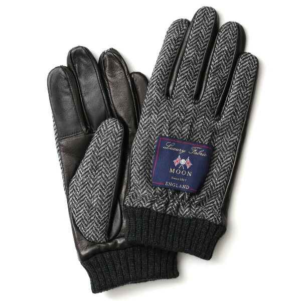 楽天市場】手袋 レディース スマホ ムーン MOON ツイード イタリアラム