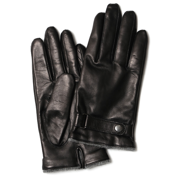 楽天市場】KURODA(クロダ) 日本製 仔羊革 メンズ 手袋 ブラック 黒
