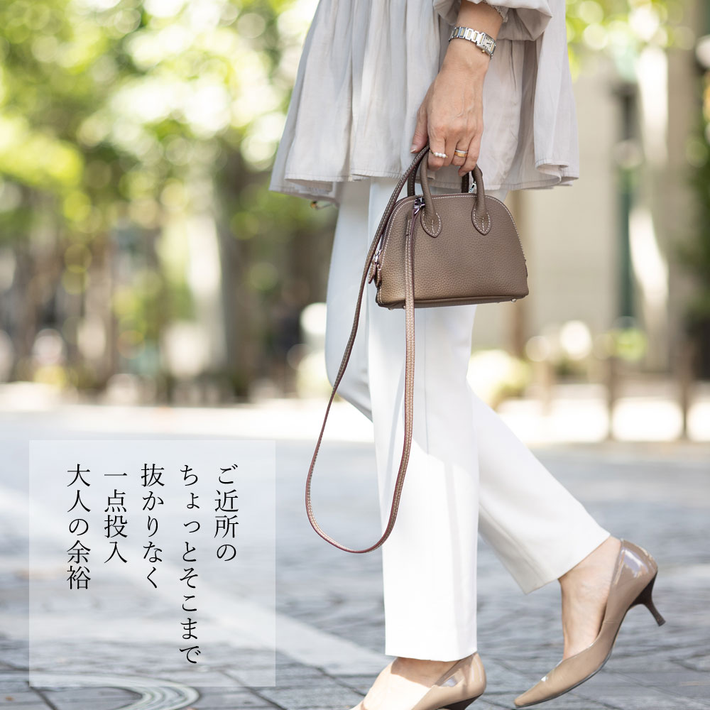 本革 2way ミニバッグ【Hiro Mini ヒロ ミニサイズ】レディースバッグ 
