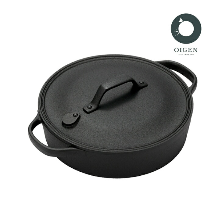 楽天市場】南部鉄器 クックトップ 丸深型 CT-3 大 盛栄堂 OIGEN