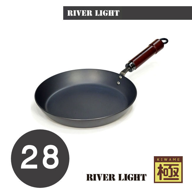 【楽天市場】RIVER LIGHT リバーライト 極 鉄 厚板 フライパン 28cm IH対応：Tokyoキッチンウェア