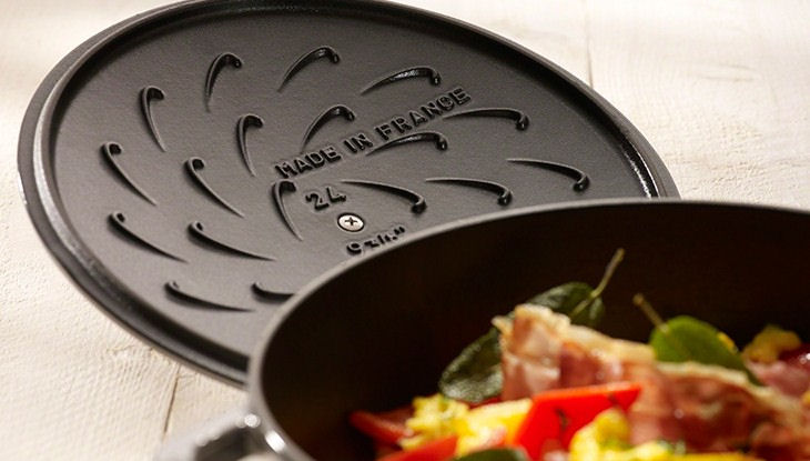 ストウブ staub ブレイザーソテーパン 24ｃｍ ブラック グレー チェリーレッド 2021セール