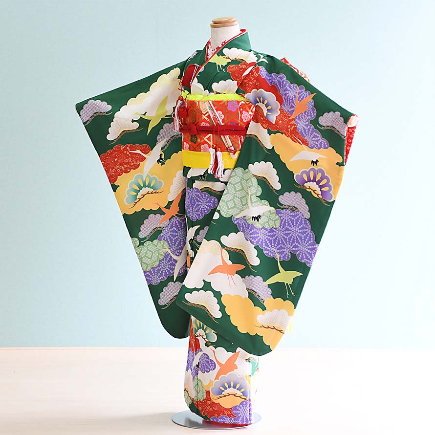 楽天市場】【レンタル】七五三 着物 7歳 女の子 フルセット レンタル