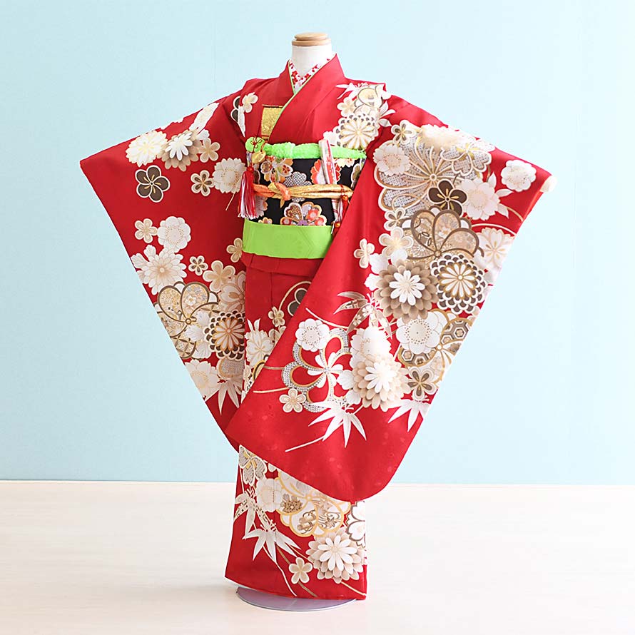 【卒園卒式＆はいり込む式特集】うしろ帯御召しもの賃借