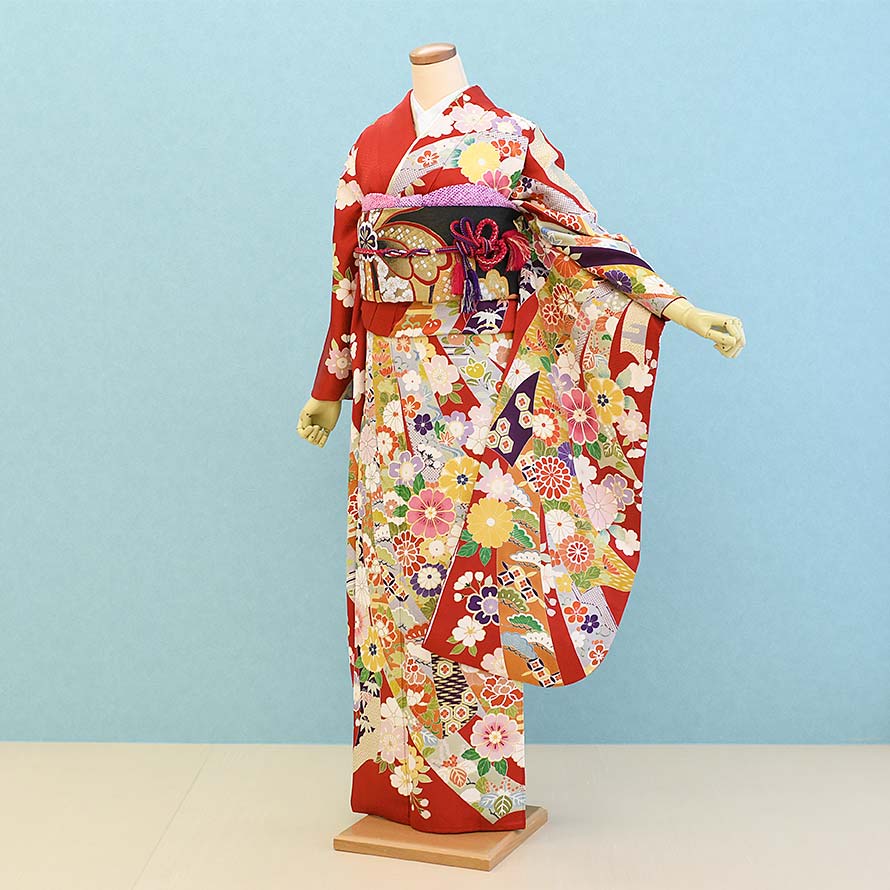 【卒園卒式＆はいり込む式特集】うしろ帯御召しもの賃借