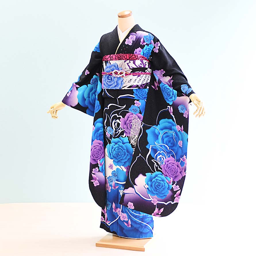 【卒園卒式＆はいり込む式特集】うしろ帯御召しもの賃借