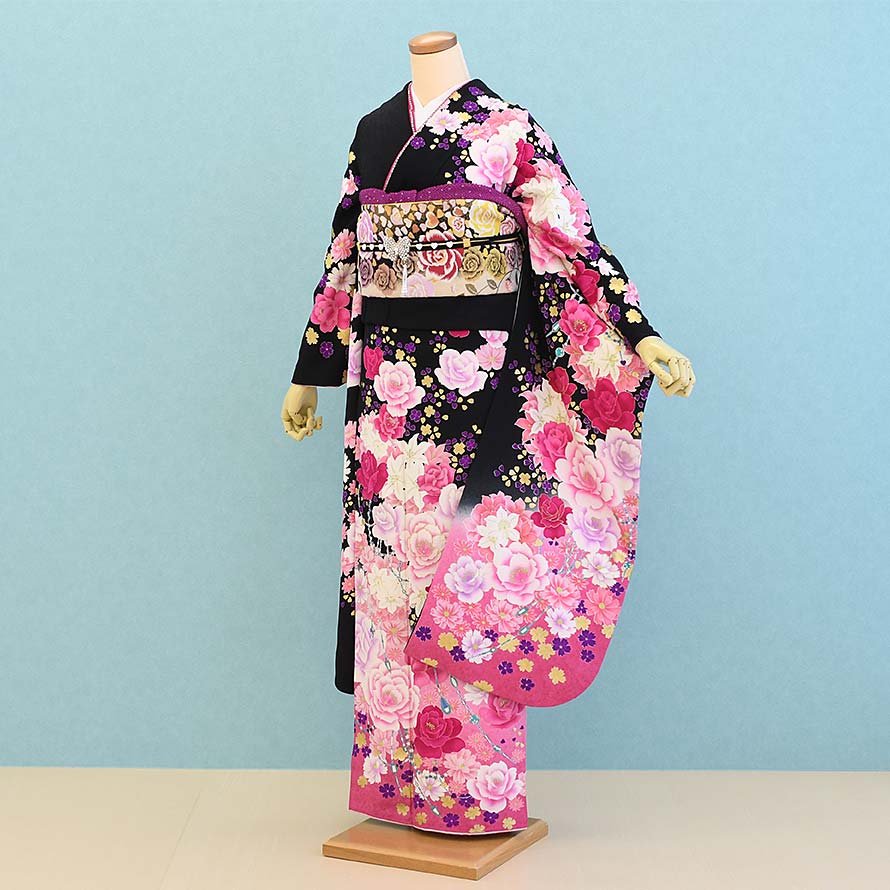 【卒園卒式＆はいり込む式特集】うしろ帯御召しもの賃借