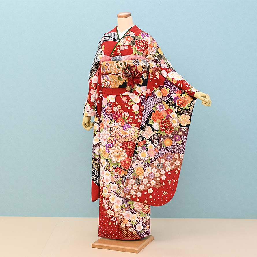 【卒園卒式＆はいり込む式特集】うしろ帯御召しもの賃借