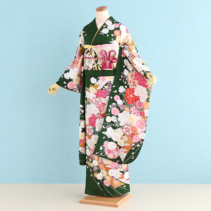 【卒園卒式＆はいり込む式特集】お姉さんお召しもの賃借 着物セット-レディースファッション