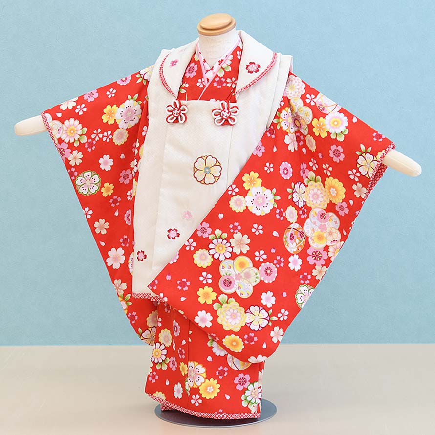 楽天市場】【レンタル】七五三 着物 3歳 女の子 フルセット レンタル