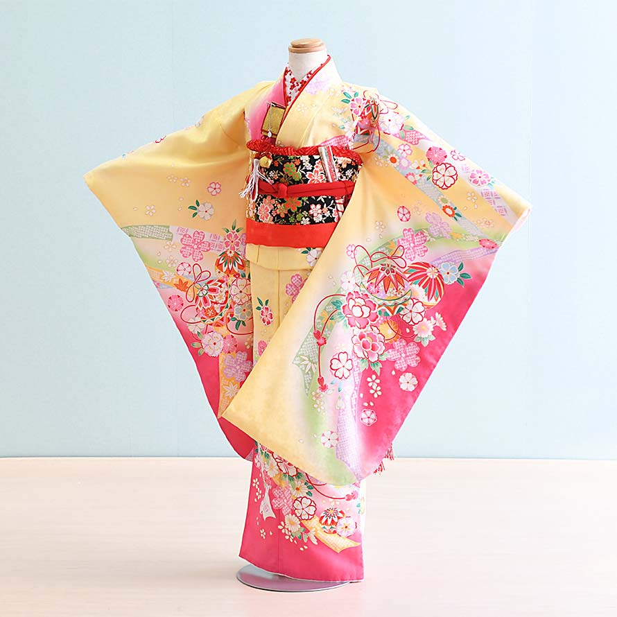 【卒園卒式＆はいり込む式特集】うしろ帯御召しもの賃借