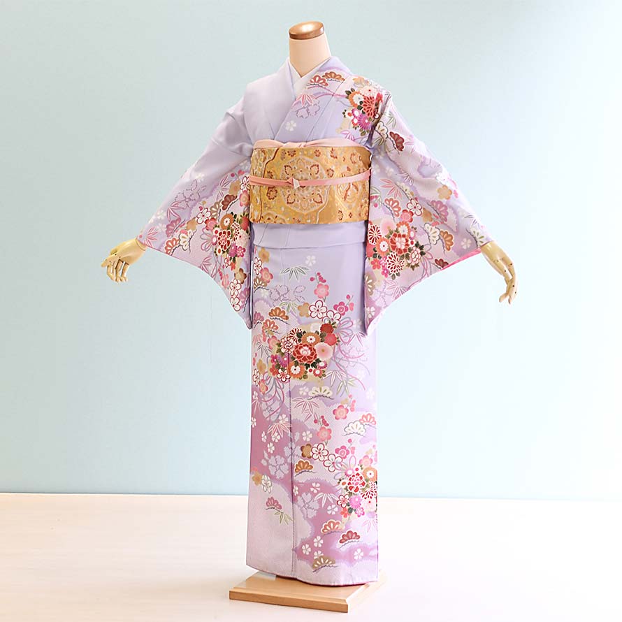 楽天市場】【レンタル】訪問着 レンタル フルセット 【HM0024】【水色