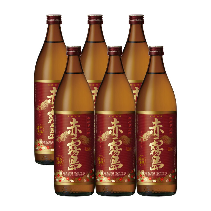 即納】 本格芋焼酎 赤霧島 25% 1800mlパック 6本セット - 焼酎 - www.qiraatafrican.com