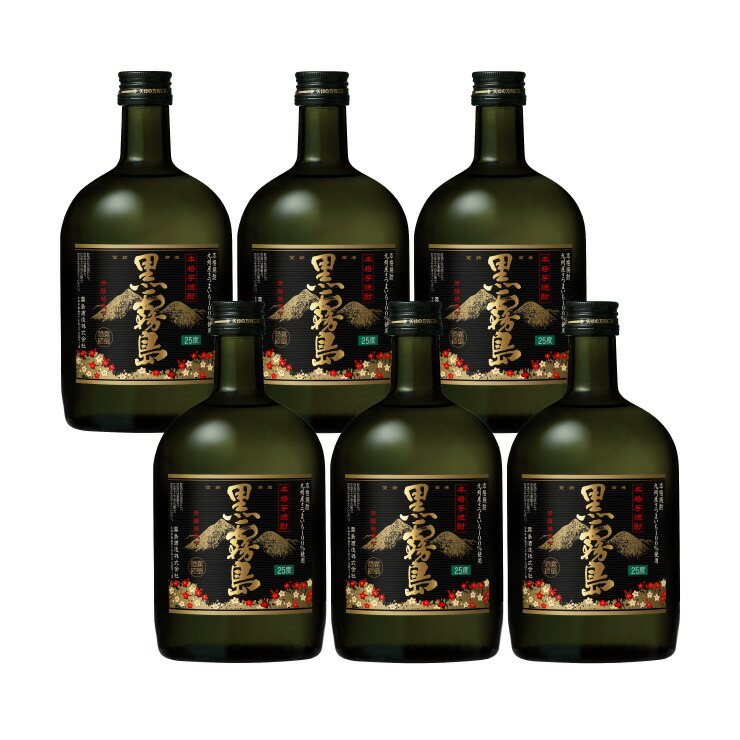 新品　未開封　黒霧島　900ml 20度　6本 霧島酒造 imgrc0084858063.jpg?fitin=357:357