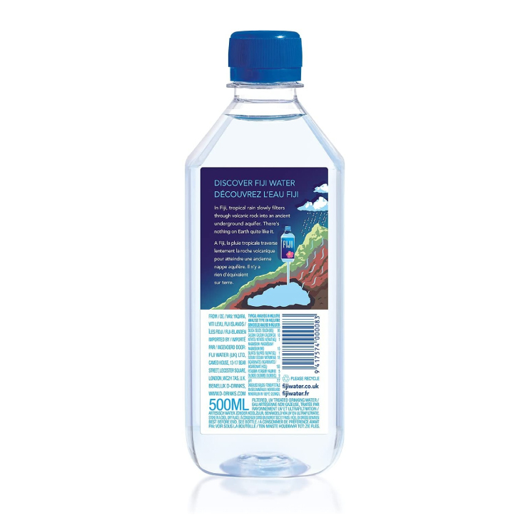 日本産 天然シリカ含有 FIJI WATER フィジーウォーター 大容量 500ml×48本ミネラルウォーター 日本ビール 送料無料 fucoa.cl