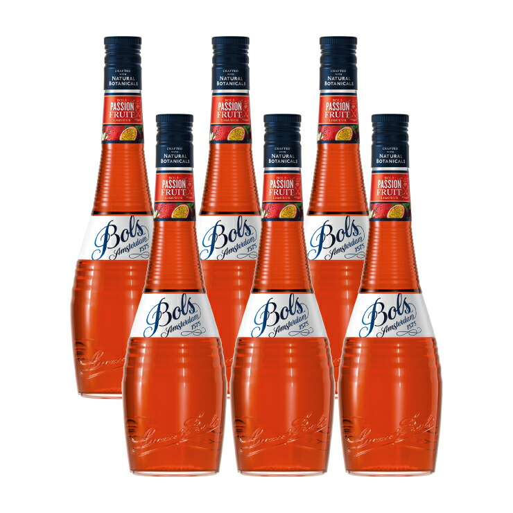 8 4 20:00〜8 11 1:59 全品ポイント5倍 送料無料 アサヒビール BOLS パッションフルーツ 17度 700ml×6本 輸入リキュール