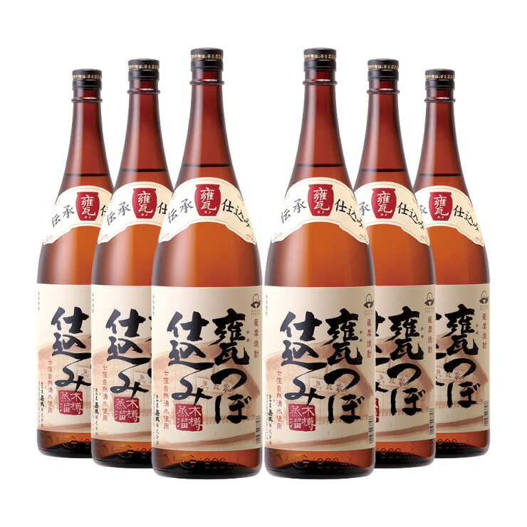 【4/4 20:00～4/10 1:59 エントリーでP10倍】さつま無双 甕つぼ仕込み 1800ml 6本 1ケース 芋 焼酎 いも 取り寄せ品 送料無料
