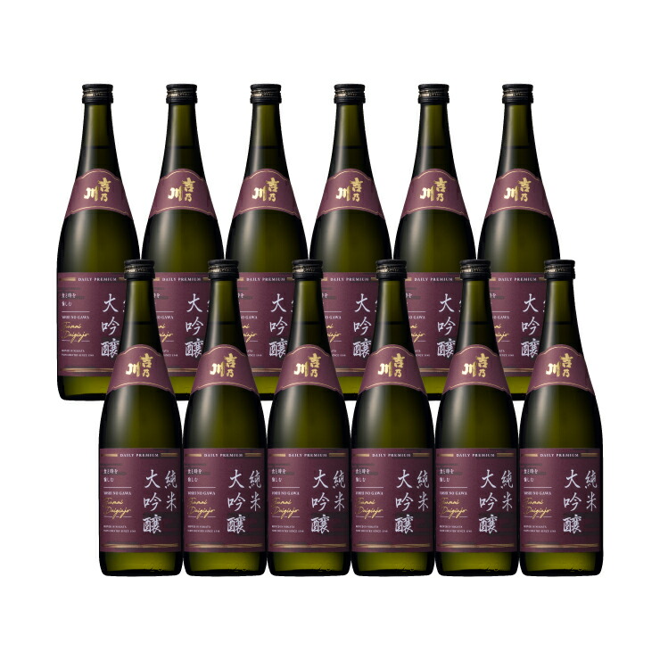 吉乃川 純米大吟醸50 pair 720ml 12本 日本酒 純米大吟醸酒 取り寄せ品 送料無料 14,072円
