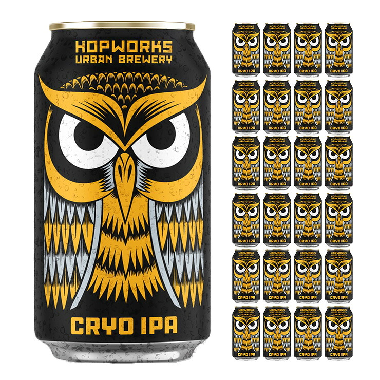 【4/4 20:00～4/10 1:59 エントリーでP10倍】アメリカン ビール パウエルIPA ホップワークス 355ml 24本 缶 蝦夷麦酒 えぞビール 送料無料 取り寄せ品