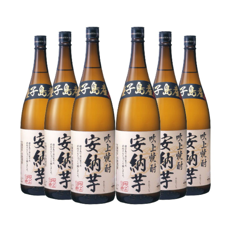 【7/19 20:00~7/26 1:59 エントリーでP5倍】吹上焼酎 安納芋 25度 芋 焼酎 いも 1800ml 6本 1ケース 取り寄せ品 送料無料|東京酒粋