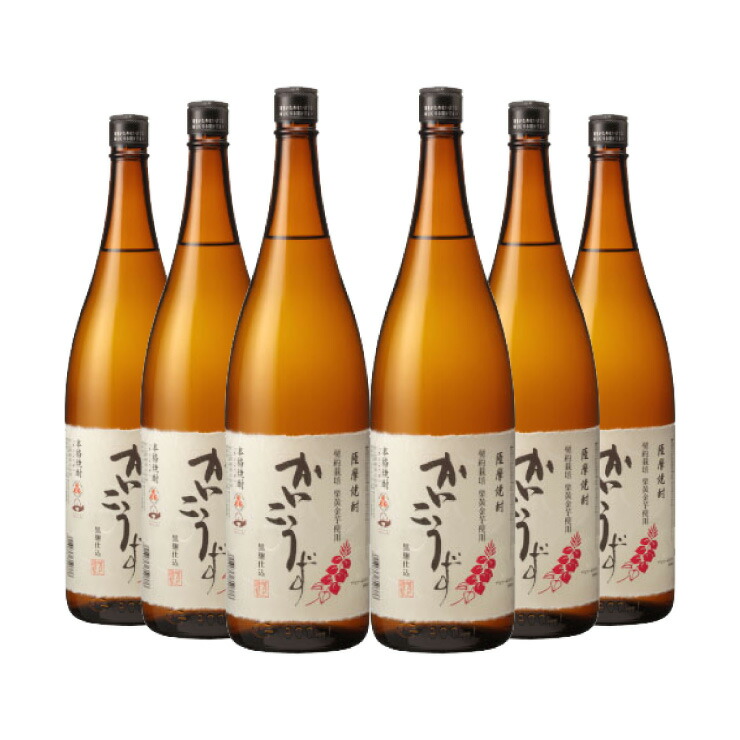 【4/4 20:00～4/10 1:59 エントリーでP10倍】吹上焼酎 かいこうず 25度 芋 焼酎 いも 1800ml 6本 1ケース 取り寄せ品 送料無料