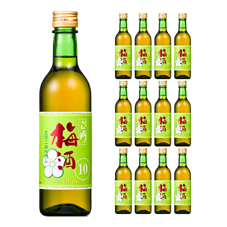 三州梅酒10 濃醇タイプ 360ml 12本 1ケース 角谷文治郎商店 三河みりん 送料無料