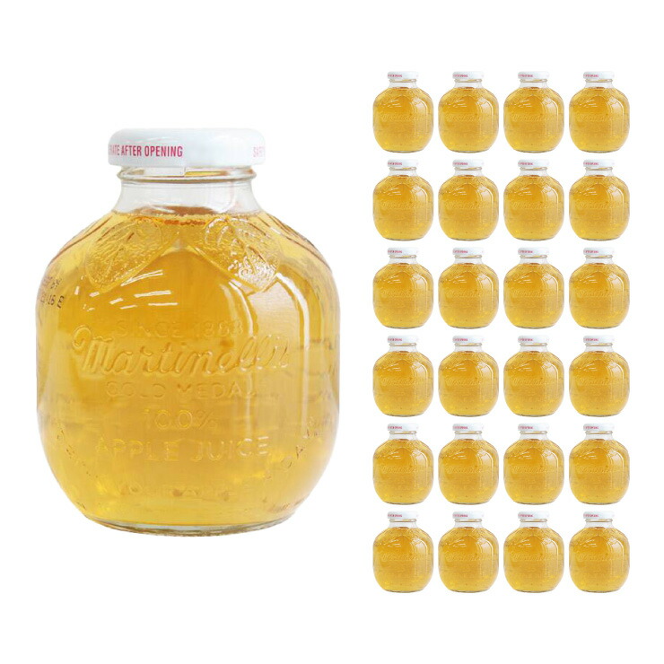 楽天市場】（24本セット マルチネリ アップルジュース 296ml 24本）瓶