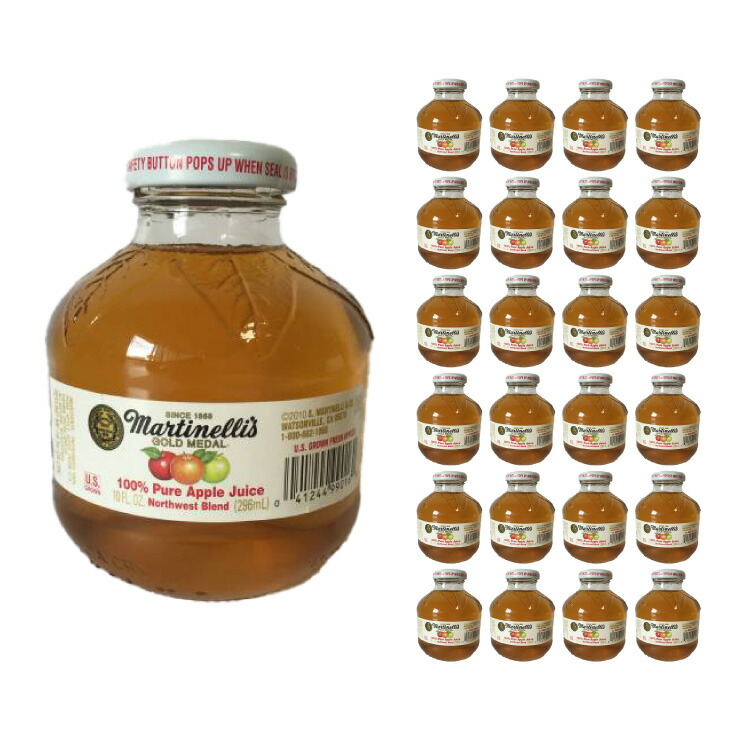 楽天市場】（24本セット マルチネリ アップルジュース 296ml 24