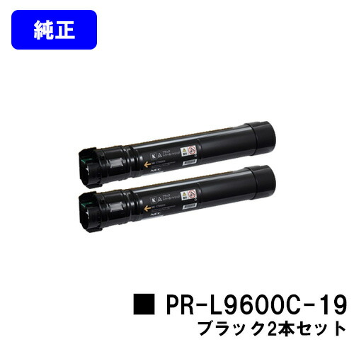 NEC トナーカートリッジ PR-L9600C-19 ブラック お買い得２本セット 純正品 【翌営業日出荷】【送料無料】 【MultiWriter 9600C】