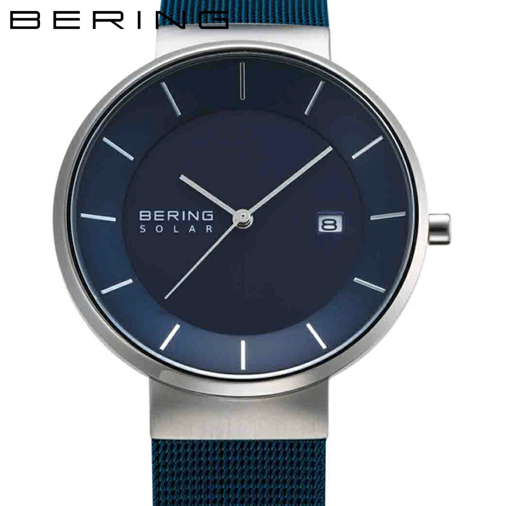 ベーリング 腕時計 メンズ BERING Scandinavian Solar 14639-307 ベーリング スカンジナビアンソーラー ブランド 腕時計 アナログ ソーラー ウォッチ 防水 ステンレス メッシュ 39mm 電池交換不要 日付 カレンダー 正規品 ラッピング ギフト 東京ウォッチスタイル