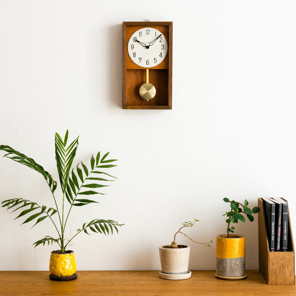 楽天市場 シャンブル 掛置き兼用 時計 Chambre Hinoki Pendulum Clock Brown Ch 033br 掛け時計 置き時計 日本製 おうち時間 ウォール クロック 掛け置き 壁掛け時計 壁かけ時計 インテリア おしゃれ 壁掛け 東京ウォッチスタイル
