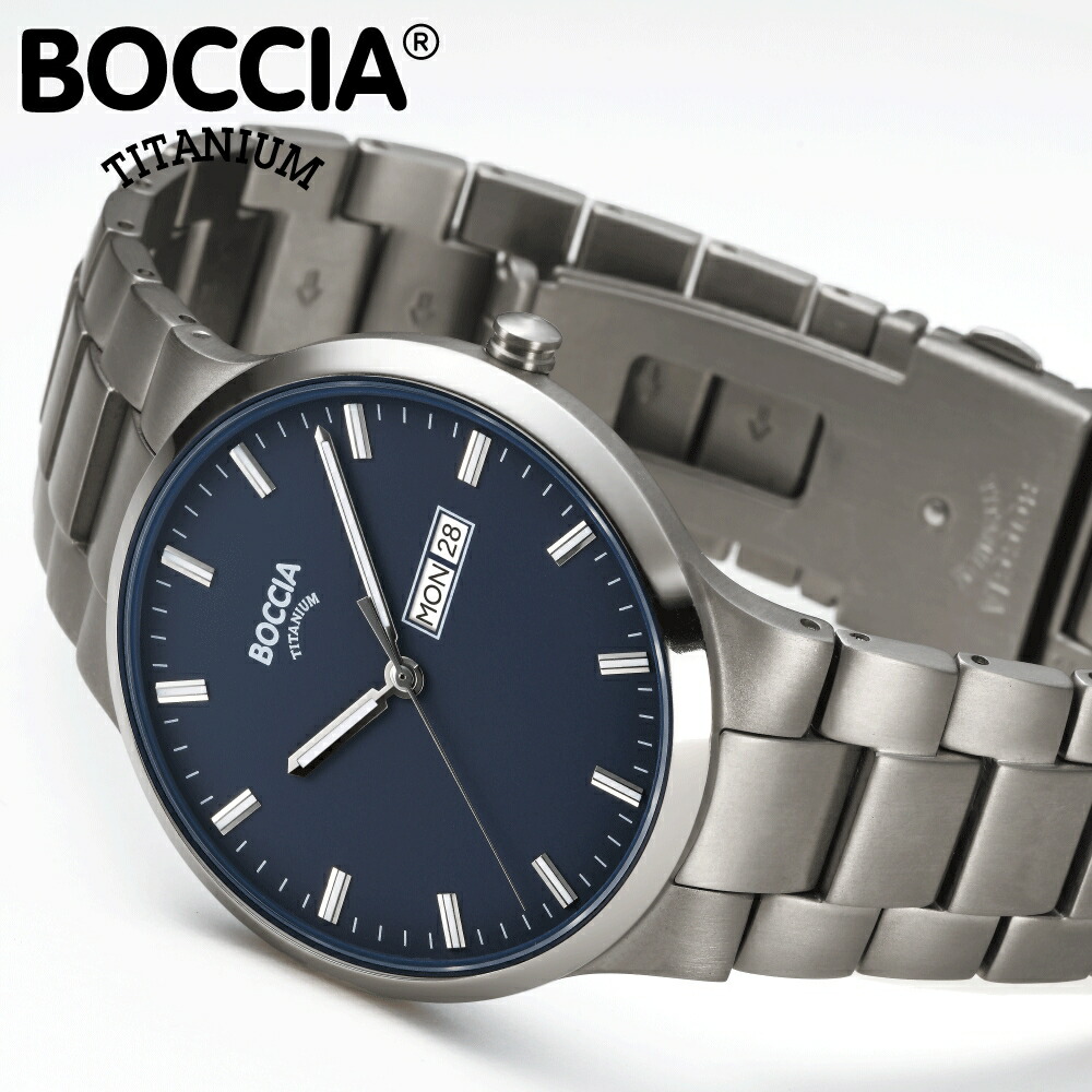 S*る様 腕時計 BOCCIA 自動巻き 3653-02 ストア限定モデル 3653-02（Classic Collection） | COLLECTION | BOCCIA TITANIUM