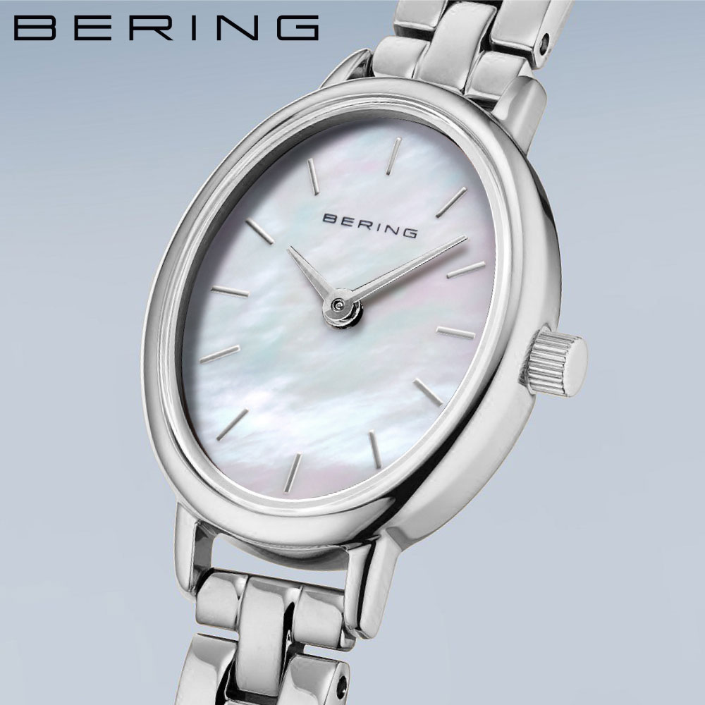 ベーリング 腕時計 BERING Classic Oval Link 11020-704 ベーリング 時計 レディース クラシックオーバルリンク レディースウォッチ 小ぶり 華奢 細い シンプル シルバー ブランド 腕時計 ギフト 女性 彼女 就職 入学 記念日