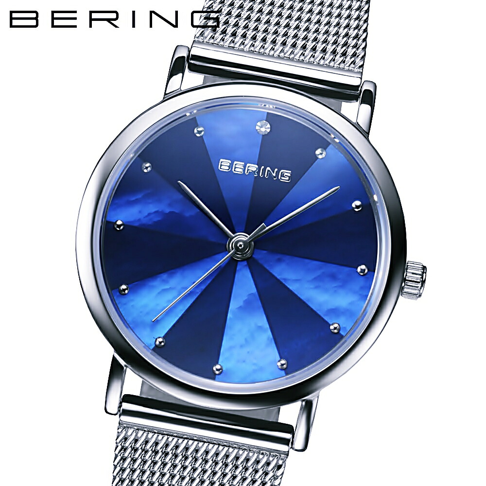 ベーリング 腕時計 BERING Ladies Northern Lights Japan Limited 13426-007-J ノーザンライツ ベーリング ペアウォッチ レディースウォッチ 可愛い おしゃれ メッシュベルト 軽量 3針 日本限定 数量限定