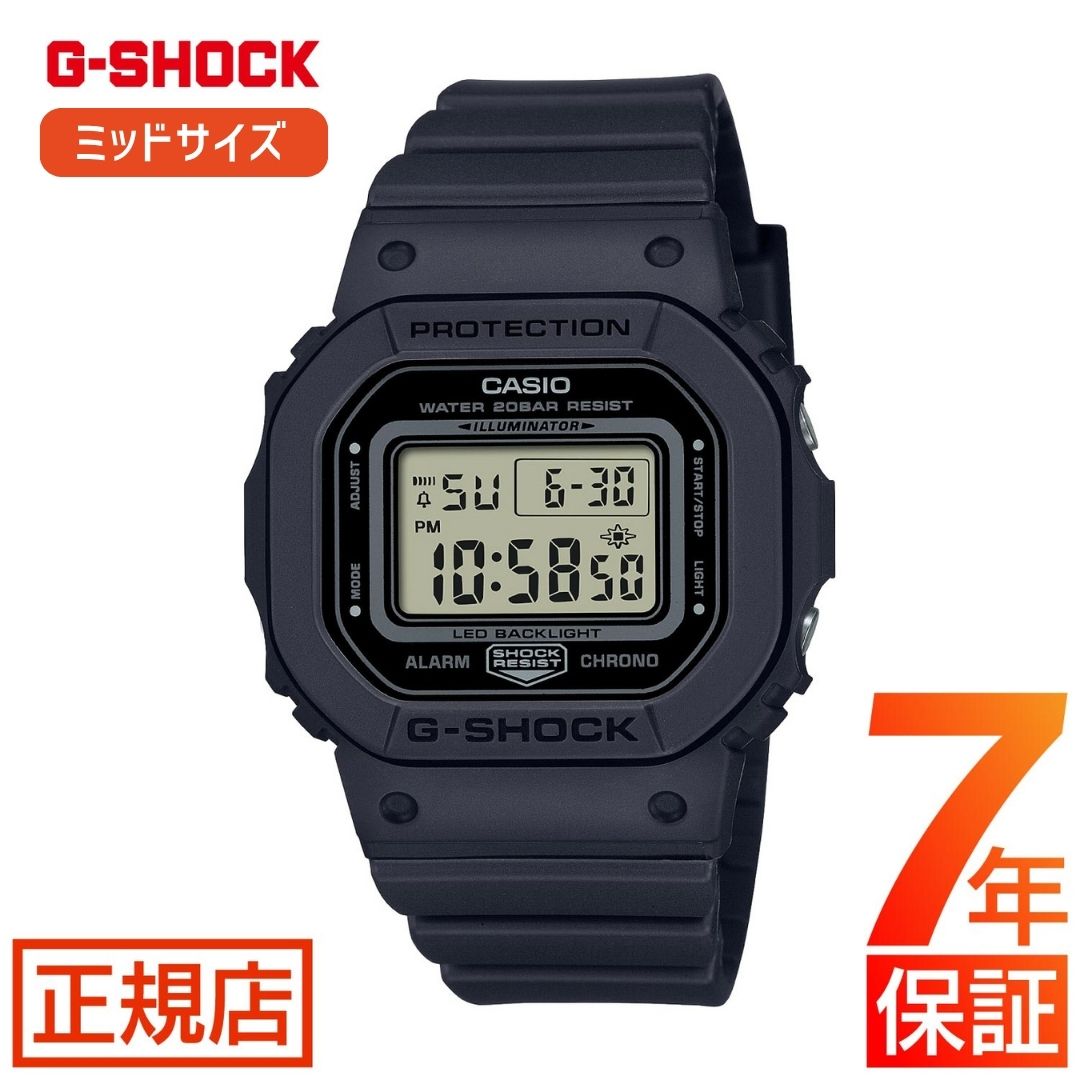 ジーショック レディース G-SHOCK DIGITAL WOMEN GMD-S5600BA-1JF gショック 5600 シリーズ OneToneBasic デジタル オリジン ミッドサイズ カシオ 腕時計 メンズ レディース 電池式 ブラック