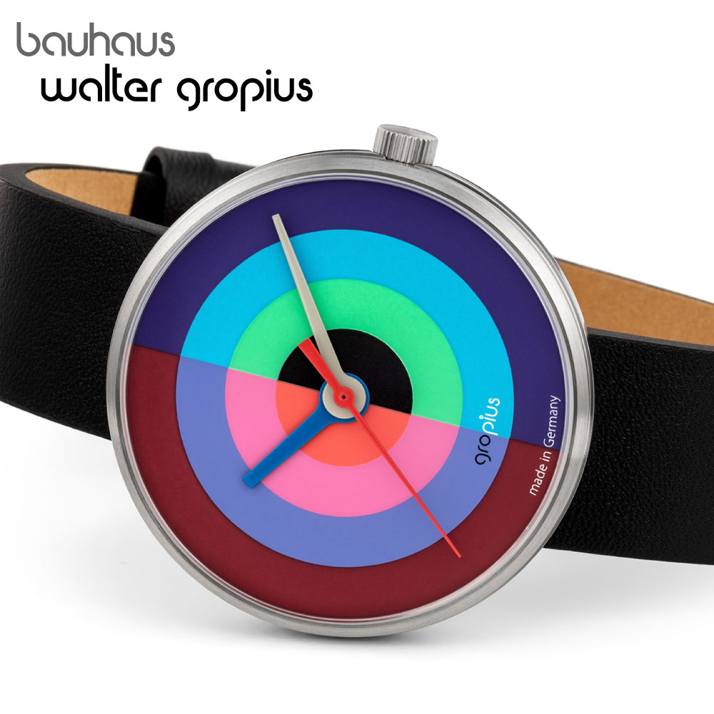 Bauhaus Walter Gropius (バウハウス・ヴァルター・グロピウス) フォーラム ヨゼフ・アルバースシリーズ メンズ ユニセックス腕時計 WG005-02｜東京ウォッチスタイル 28,600円