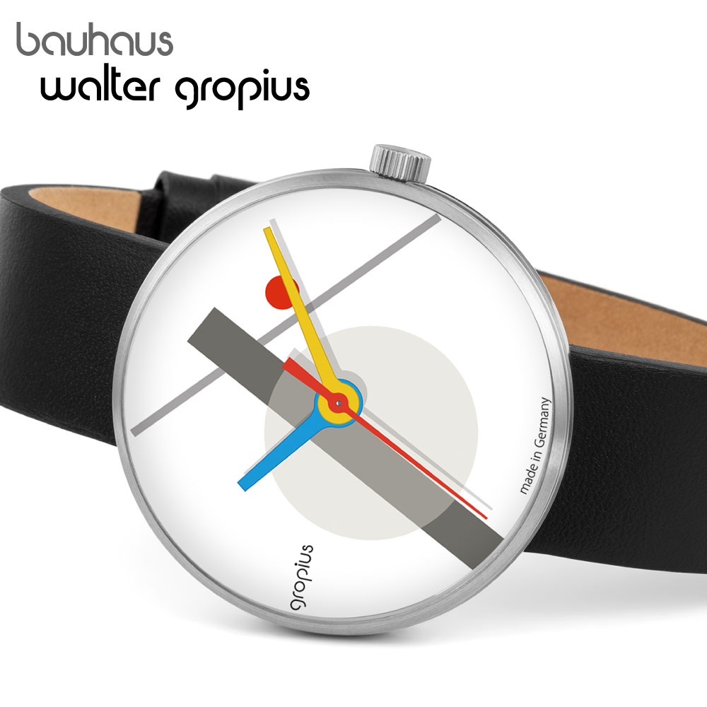 Bauhaus Walter Gropius (バウハウス・ヴァルター・グロピウス) フォーラム モホリ・ナジ シリーズ メンズ ユニセックス腕時計 WG021-01