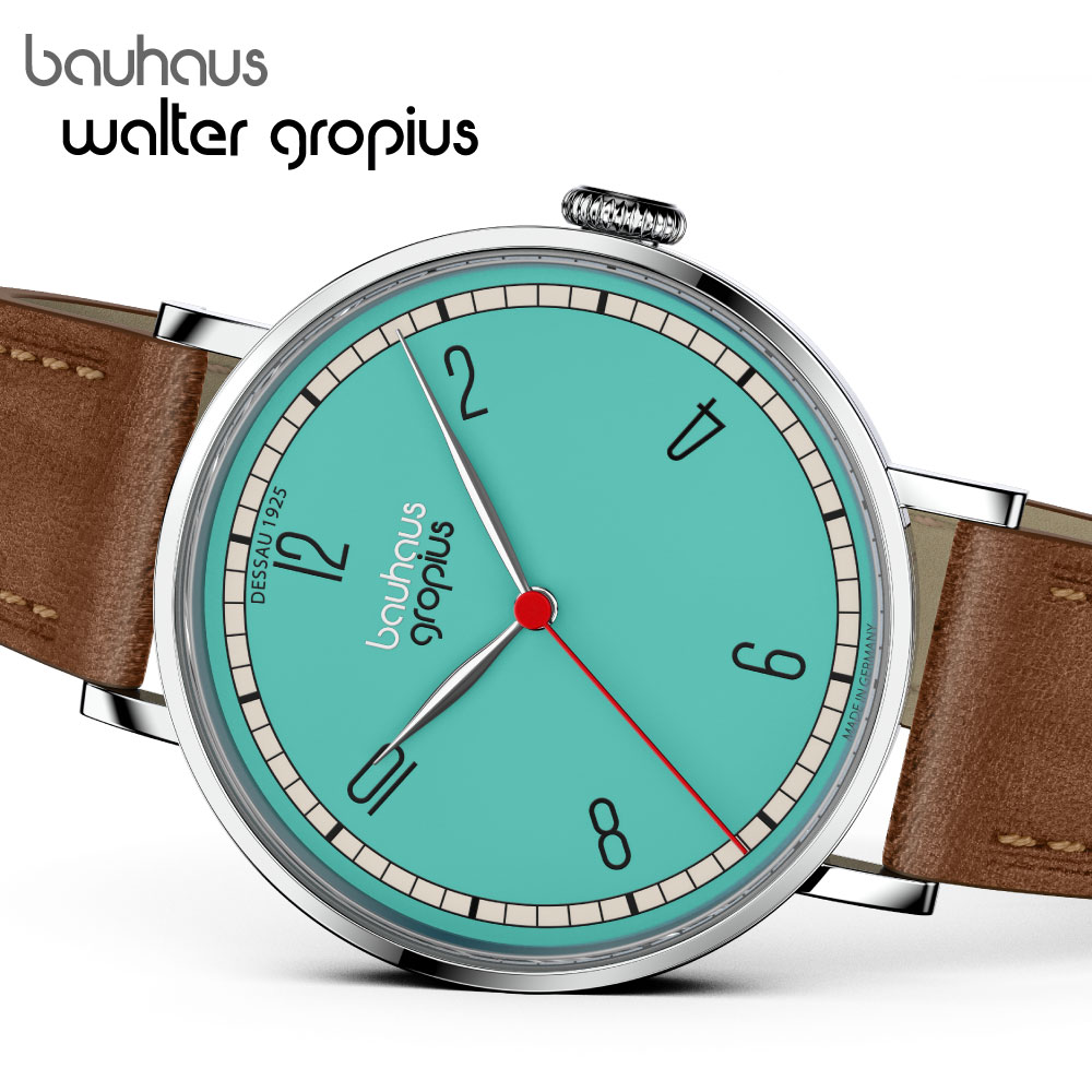 Bauhaus Walter Gropius (バウハウス・ヴァルター・グロピウス) ニューバウハウス デッサウ1925シリーズ メンズ ユニセックス腕時計 WGN003-01