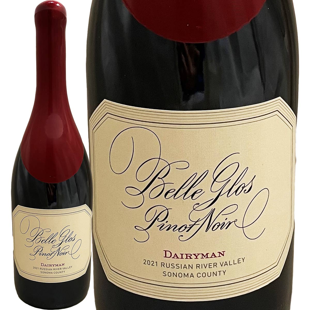 ベル・グロス・デイリーマン・ピノ・ノワール　2022【赤ワイン】【アメリカ】【750ml】【Belle Glos】【Caymus】【ロシアン・リヴァー・ヴァレー】｜東京ワインガーデン