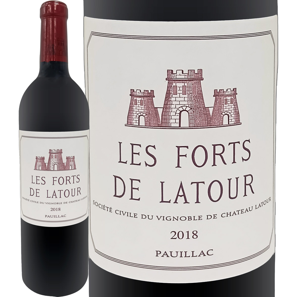 レ・フォール・ド・ラトゥール 2018フランス 赤ワイン 750ml フルボディ｜東京ワインガーデン